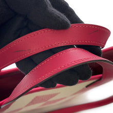 将图像加载到图库查看器中，HERMES H Ambie Framboise Toile H Swift Leather Size PM
