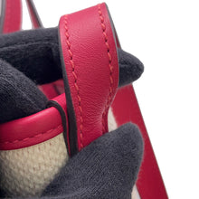 将图像加载到图库查看器中，HERMES H Ambie Framboise Toile H Swift Leather Size PM
