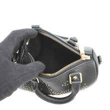 将图像加载到图库查看器中，LOUIS VUITTON Nano Speedy Studded NoirM46745 Monogram Empreinte Leather
