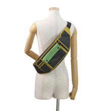 将图像加载到图库查看器中，Bottega Veneta INTRECCIATO Crossbody Bag Gray/Yellow/Green534431 Canvas Leather
