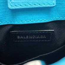 Load image into Gallery viewer, BALENCIAGA Phone Shoulder Light Blue593826 Leather
