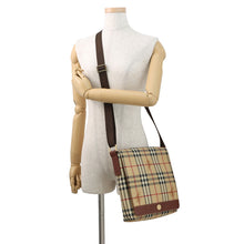 将图像加载到图库查看器中，BURBERRY Messenger bag Beige/Brown PVC Leather
