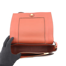 Load image into Gallery viewer, CELINE Frame Shoulder Bag Light Blue/Brown180263 Leather
