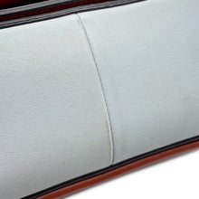 Load image into Gallery viewer, CELINE Frame Shoulder Bag Light Blue/Brown180263 Leather
