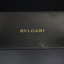 将图像加载到图库查看器中，BVLGARI Serpenti 2-Way Vanity Bag Champagne Gold Karung embossed leather
