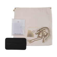 将图像加载到图库查看器中，BVLGARI Serpenti 2-Way Vanity Bag Champagne Gold Karung embossed leather
