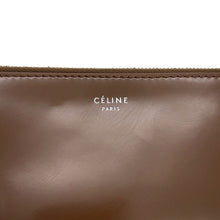Load image into Gallery viewer, CELINE Clutch Bag Brown Leather
