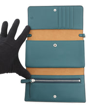Load image into Gallery viewer, MCM Visetos Shoulder Wallet BlueMXEBAKM01JY001 Leather
