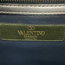 Load image into Gallery viewer, Valentino Garavani Glam Rock Camouflage Chainshoulder Bag Silver/Beige/Green Canvas Leather
