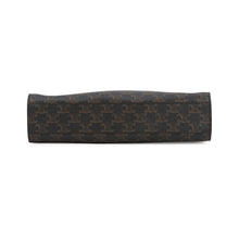 将图像加载到图库查看器中，CELINE Vertical Cabas Brown/Black194432 PVC Leather Size Medium
