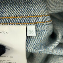 将图像加载到图库查看器中，PRADA Oversized distressed organic denim shirt Size 36 Mid blueGFC036 Denim
