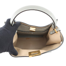 将图像加载到图库查看器中，FENDI Peekaboo X-Lite Gray8BN310 Calf Leather Size regular
