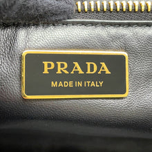 将图像加载到图库查看器中，PRADA Soft Sound Large Leather Shoulder Bag Black1BD378 Leather Size Large
