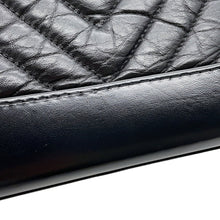 Load image into Gallery viewer, CHANEL Gabrielle de Chanel BlackA91810 Aged Calf Leather Size Small
