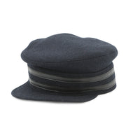 HERMES Cap Size 58 Navy Wool 100%