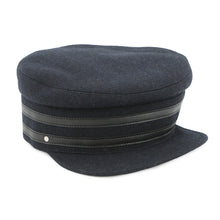 Load image into Gallery viewer, HERMES Cap Size 58 Navy Wool 100%
