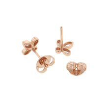 Load image into Gallery viewer, TIFFANY&amp;Co. Fleur de Lis Earrings 18K Pink Gold

