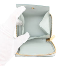 将图像加载到图库查看器中，CELINE Small Zip Wallet Light Blue10L203BEL Leather
