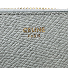 将图像加载到图库查看器中，CELINE Small Zip Wallet Light Blue10L203BEL Leather
