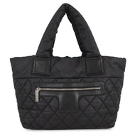 CHANEL Coco Cocoon Handbag BlackA48610 Nylon Size PM