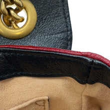 Load image into Gallery viewer, GUCCI GG Marmont Shoulder Bag Black/Beige446744 Leather Size Small
