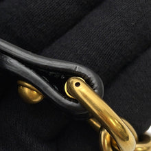 将图像加载到图库查看器中，GUCCI GG Marmont Shoulder Bag Black/Beige446744 Leather Size Small
