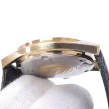 Load image into Gallery viewer, SEIKO King Seiko Hi-Beat W36mm Gold Plated Leather Silver Dial45ｰ7001
