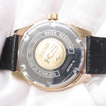Load image into Gallery viewer, SEIKO King Seiko Hi-Beat W36mm Gold Plated Leather Silver Dial45ｰ7001
