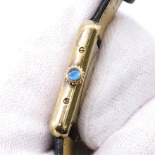 Load image into Gallery viewer, CARTIER Must tank Vermeille SM H28mm×W20mm Gold Plated Leather Ivory Dial5057001
