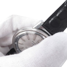 Load image into Gallery viewer, SEIKO Sportsmatic Silver Wave W37mm Stainless Steel Leather Silver Dial69799
