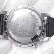 Load image into Gallery viewer, SEIKO Sportsmatic Silver Wave W37mm Stainless Steel Leather Silver Dial69799
