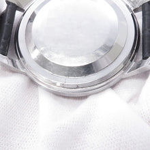 Load image into Gallery viewer, SEIKO Sportsmatic Silver Wave W37mm Stainless Steel Leather Silver Dial69799

