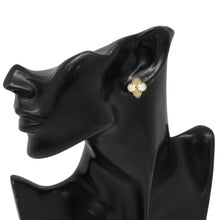 Load image into Gallery viewer, Van Cleef &amp; Arpels Vintage Alhambra Guilloched EarringsVCARP3JL00 18K Yellow Gold

