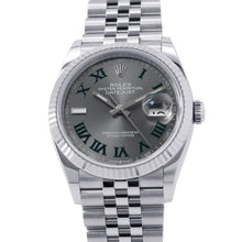 Load image into Gallery viewer, ROLEX Datejust W36mm Stainless Steel K18WG Slate Dial126234
