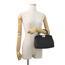 Load image into Gallery viewer, FENDI Peekaboo Black8BN244 Leather Size Mini

