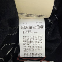 将图像加载到图库查看器中，HERMES Long-sleeved cardigan, Félonerie motif Size 36 BlackH6E2740D Wool100%
