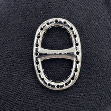 将图像加载到图库查看器中，HERMES ScarfRing Twilly Mini・Chaine d'Ancre・Perfore SilverH603993S Metal
