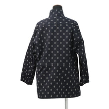 将图像加载到图库查看器中，HERMES Short coat, reversible, Chaine d'Ancre print Size 34 Blue Marine Cotton98% Polyurethane2% Polyester100%
