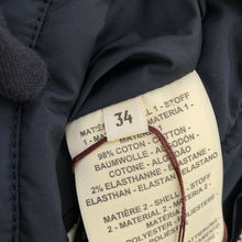 将图像加载到图库查看器中，HERMES Short coat, reversible, Chaine d'Ancre print Size 34 Blue Marine Cotton98% Polyurethane2% Polyester100%
