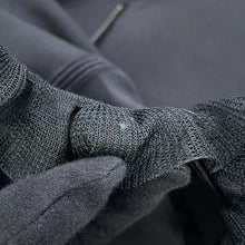 Load image into Gallery viewer, HERMES Zip-up Jacket Size 40 BlackH6E2222DR Silk79% Nylon22% Polyurethane2%
