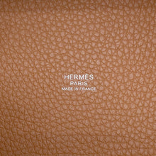 将图像加载到图库查看器中，HERMES Picotin Padlock Gold Taurillon Clemence Size PM
