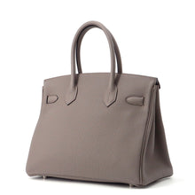 Load image into Gallery viewer, HERMES Birkin Verso SPO Etain/Blue Saphir Togo Leather Size 30
