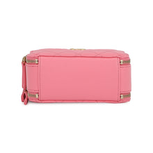 将图像加载到图库查看器中，CHANEL Matelasse Small Vanity Bag CoralPinkAS3221 Caviar Leather
