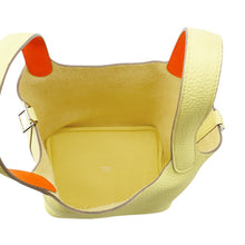 将图像加载到图库查看器中，HERMES Picotin Lock Eclat Limoncello/Orange Minian Taurillon Clemence Swift Leather Size PM
