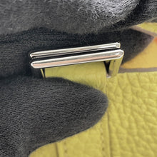 将图像加载到图库查看器中，HERMES Picotin Lock Eclat Limoncello/Orange Minian Taurillon Clemence Swift Leather Size PM
