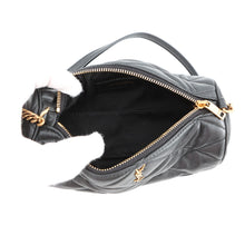 将图像加载到图库查看器中，SAINT LAURENT PARIS SAD Tube Shoulder Bag Black699703 Lambskin Size Mini
