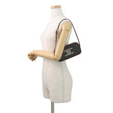 Load image into Gallery viewer, CELINE Triomphe Mini Camera Bag Tan/Multicolor10J582 PVC Leather
