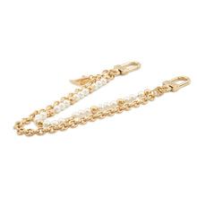 Load image into Gallery viewer, LOUIS VUITTON Bag Charm Pearl River GoldM02608 Gold Plated Faux Pearl
