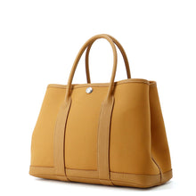 Load image into Gallery viewer, HERMES Garden Party Sesame Toile Officier Negonda Leather Size TPM
