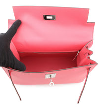 将图像加载到图库查看器中，HERMES Kelly Sellier Rose Azalee Epsom Size 28
